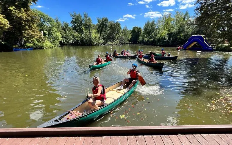 Team building with kayaking at GOOSE Recruitment